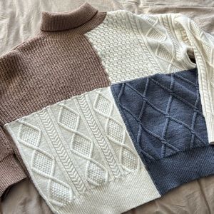 Knit Turtleneck Sweater